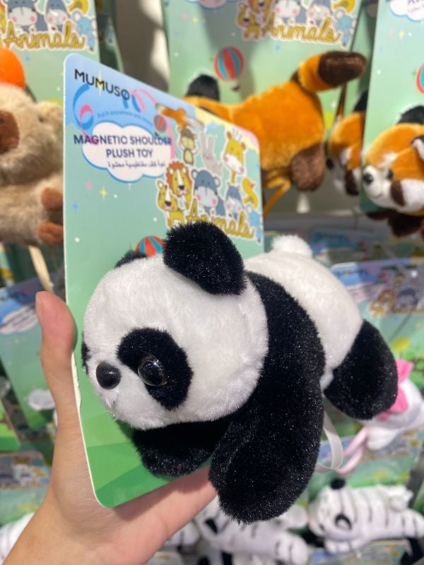 Mainan Plush Bahu Magnetik (Panda)