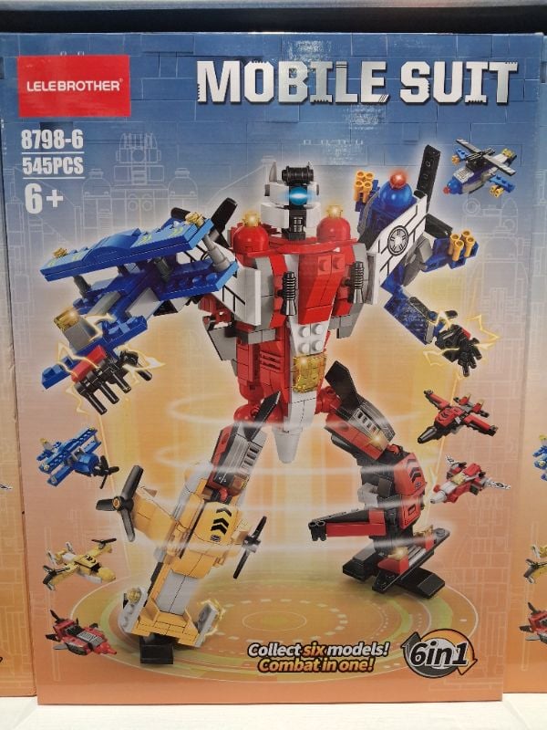 Mainan Blok Bangunan (Pesawat Mecha/545 Pcs)