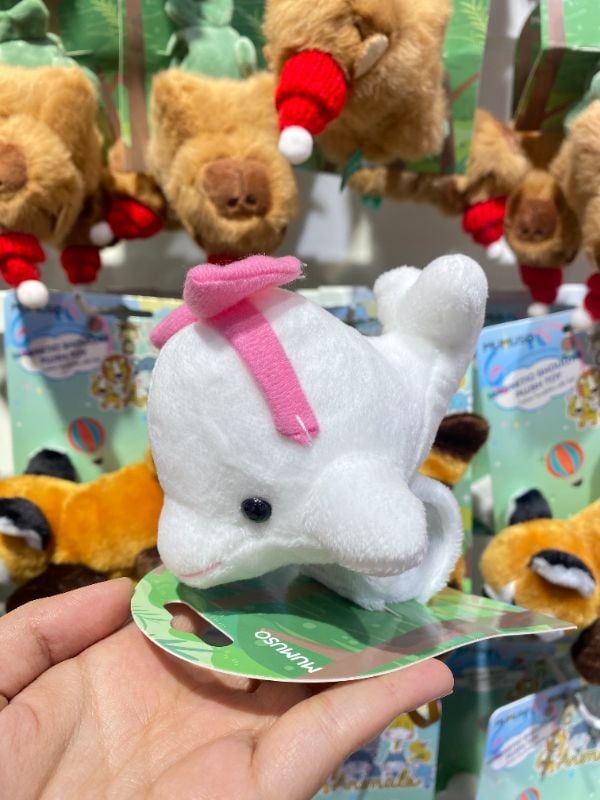 Gelang Tamparan Boneka Hewan (Ikan Paus Putih)