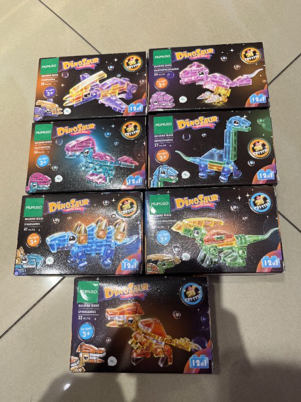 Mainan Blok Bangunan (Dinosaurus)