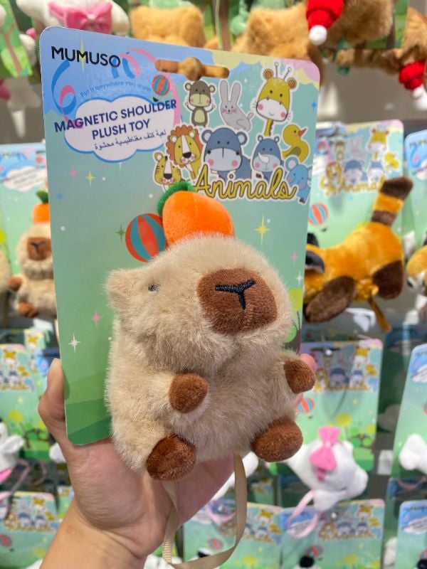Mainan Plush Bahu Magnetik (Kapibara)