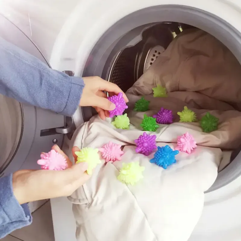 Soft Star Laundry Dryer & Washing Balls | Anti-Tangle, Fabric Softening & Pet Hair Removal Balls (Pack of 10 Pcs)