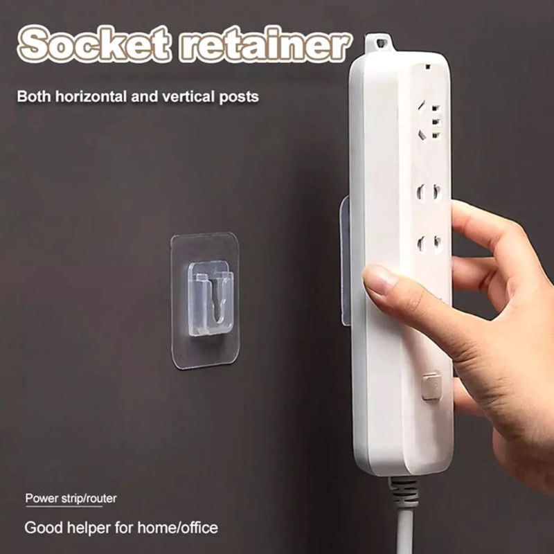 Heavy-Duty Self Adhesive Plastic Wall Hooks | Waterproof & Rustproof 180° Rotating Wall Hooks for Bathroom, Kitchen, Door & Home Organization (1 Pair)