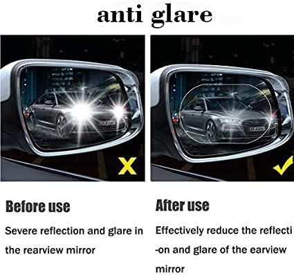 Anti-Fog & Anti-Scratch Car Mirror Film | Waterproof HD Clear Nano Protective Sticker for Rearview Mirrors & Side Windows | Safe Driving Visibility Shield
