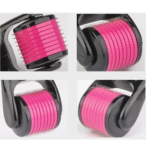 Premium Derma Roller for Face, Beard & Hair Regrowth | Anti-Aging, Scar Removal, Stretch Mark & Acne Treatment | 0.5mm Titanium Microneedle Skin Rejuvenation Tool