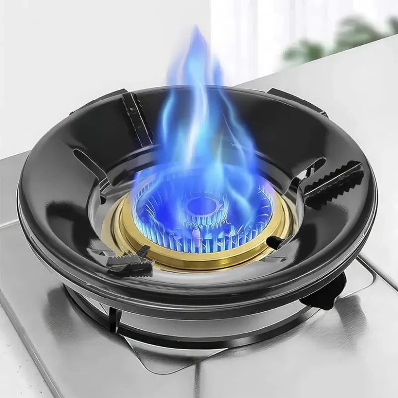 Gas Stove Flame Protector Ring (25 x 25 cm) | Universal Heat Efficiency Plate for Gas Burners | Flame Guard for Even Heating, Spill Protection & Gas Saving | Durable Kitchen Cooktop Accessory