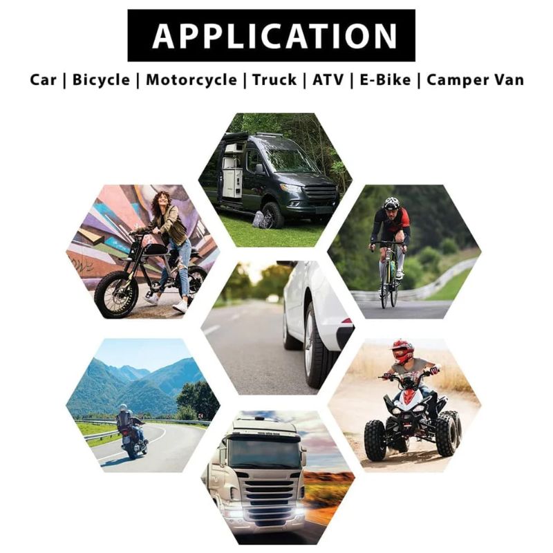 Tire Repair Rubber Nails – Quick Puncture Repair Screws for Car & Motorcycle Tires | No-Tear, Strong Sealing, Fast Self-Repair Kit (10 Pcs Set, Black)