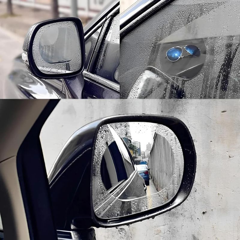 Anti-Fog & Anti-Scratch Car Mirror Film | Waterproof HD Clear Nano Protective Sticker for Rearview Mirrors & Side Windows | Safe Driving Visibility Shield