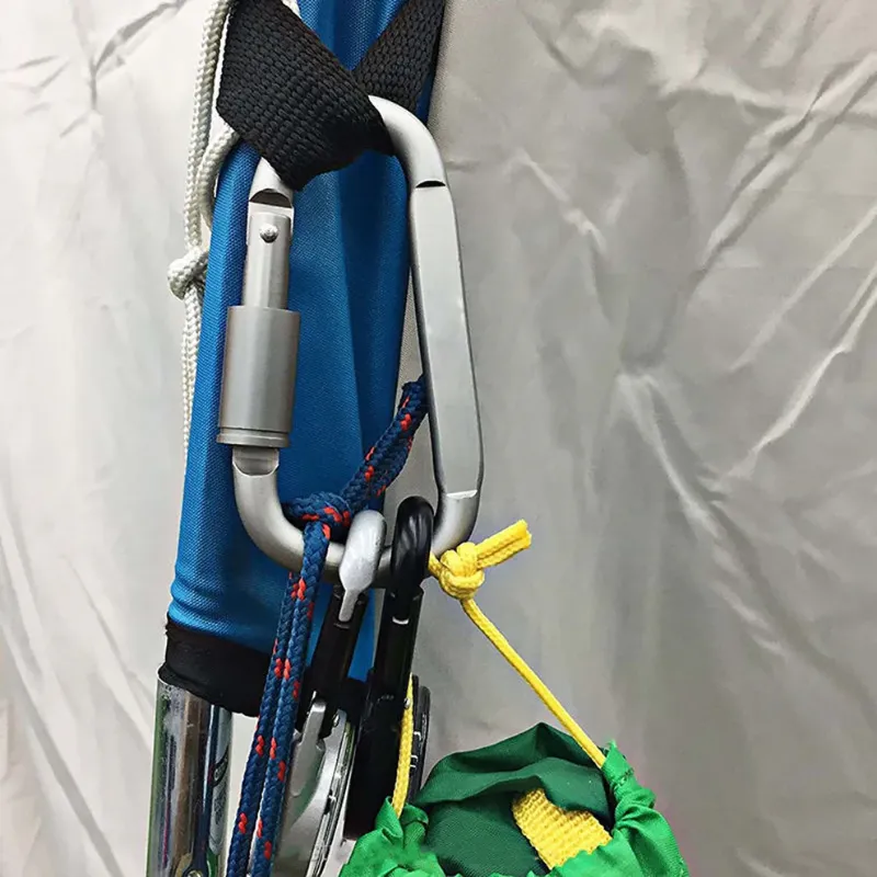 Premium Heavy-Duty Metal Carabiner Hook with Screw Lock – Multipurpose Utility Snap Hook for Bags, Keys, Travel Gear, Outdoor Accessories & Daily Carry Items