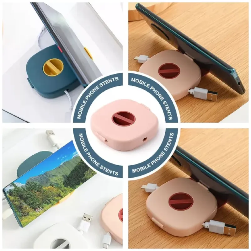 Portable Travel Organizer Case for Data Cables, Chargers, Earphones, Pen Drives & Memory Cards – Waterproof & Shockproof Mini Storage Pouch with Carabiner Hook