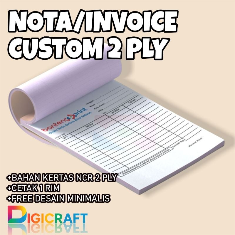 Nota custom 2 ply 1 rim Free desain