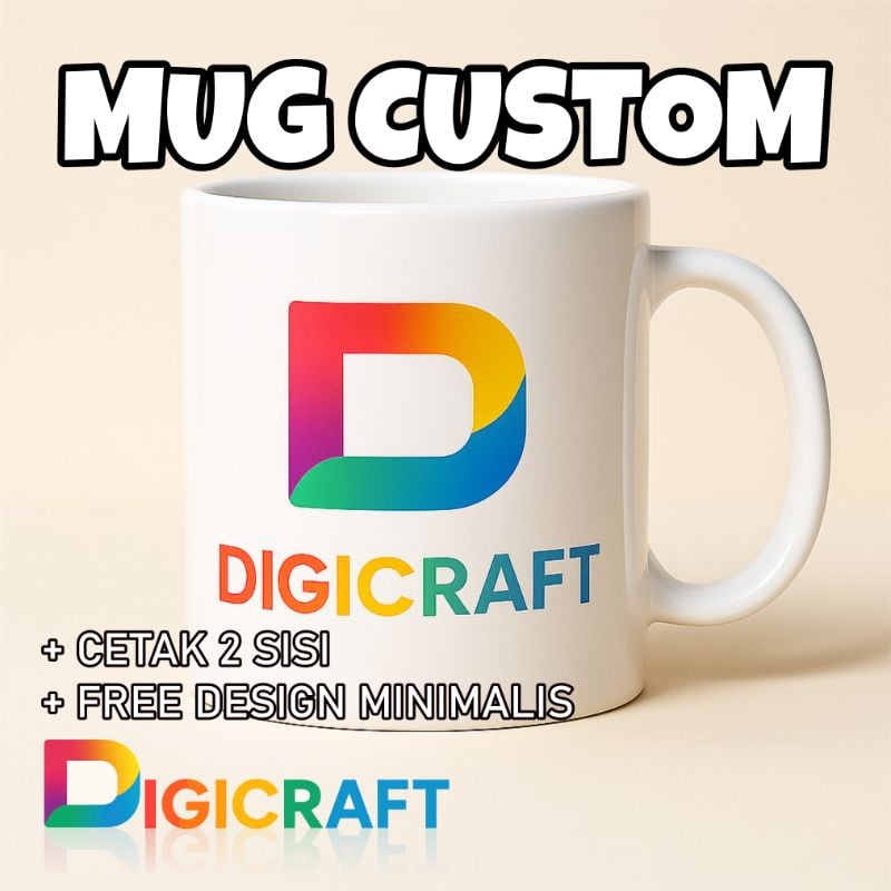 Mug Custom + Free desain