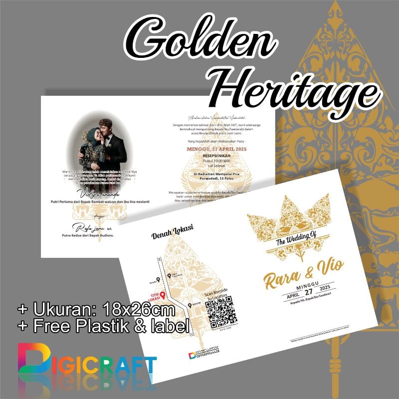 Undangan pernikahan, unduh mantu, khitan & aqiqah