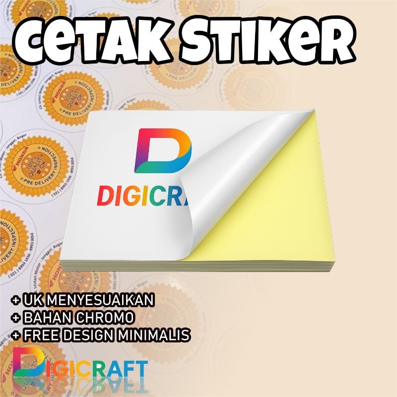 cetak stiker chromo