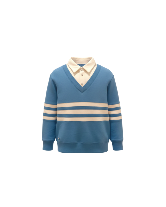 Osella Kids - Azure Preppy Layered Sweater