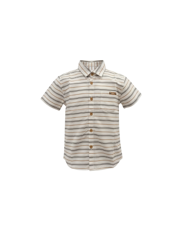 COOL BOY - Classic Striped Casual Shirt
