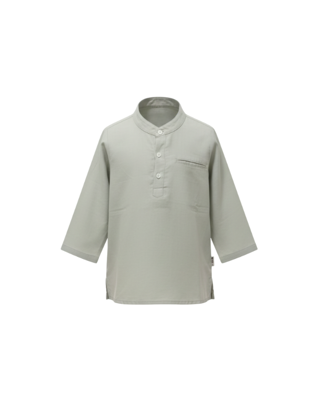 QNA BOY - Sage Minimalist Kurta Junior