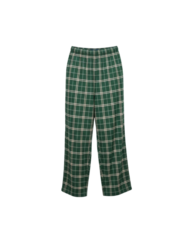 Suko - Celana 'Urban Plaid' Siluet Lebar