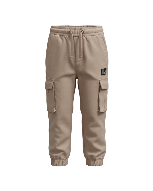Pito Dito Boy - Khaki Junior Adventure Joggers