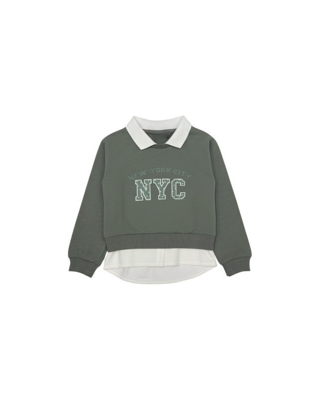 Little M - 2In1 Boxy Sweater Anak Perempuan