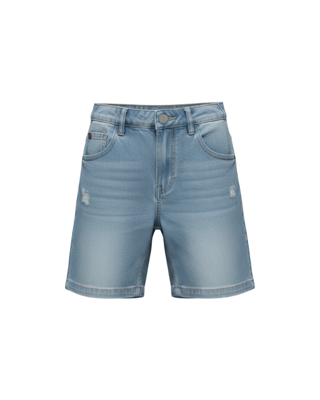 Pito Dito Boy - Sun-Dazed Denim Bermudas