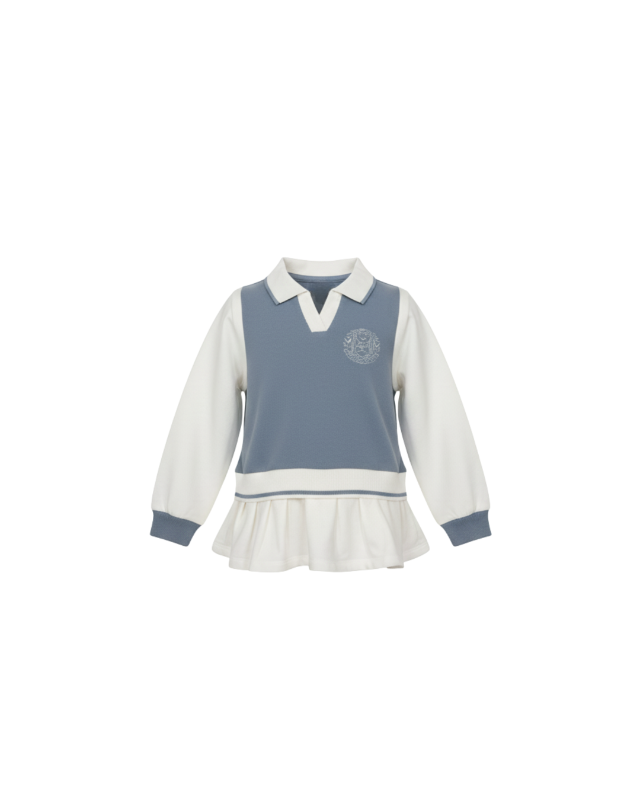 Nevada - V Neck Vest With Embro Sweater Anak Perempuan