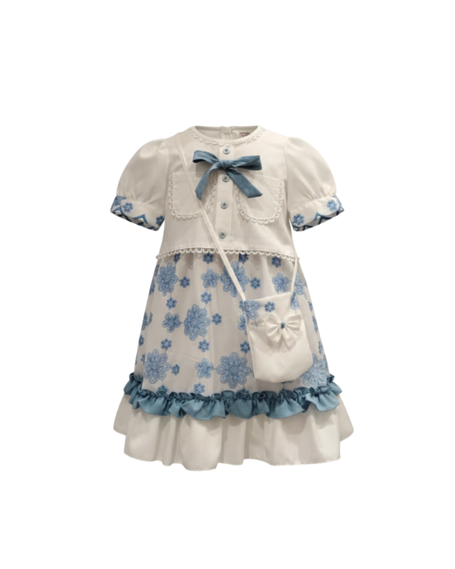 BALLOON - Floral Embroidery Party Dress