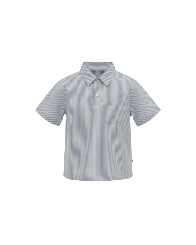 COOL BOY - Casual Stripes Pocket Shirt