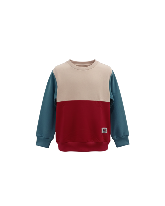 COOL BOY - Urban Mix Colorblock Sweatshirt