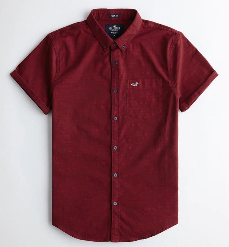 kemeja lengan pendek pria