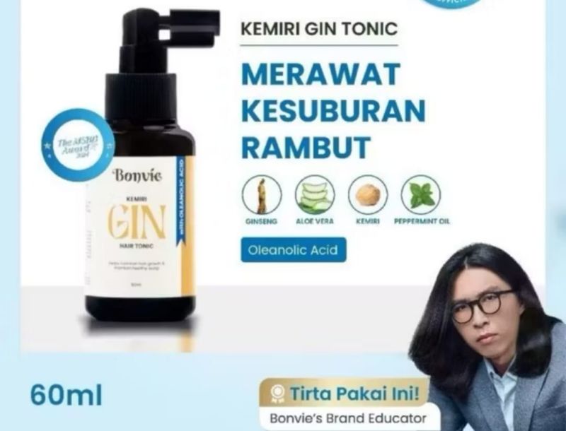 BONVIE Anti Hairfall Kemiri Gin Hair Tonic