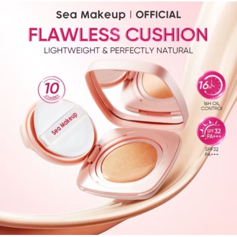 Sea Makeup Fix And Flawless Silk Cushion