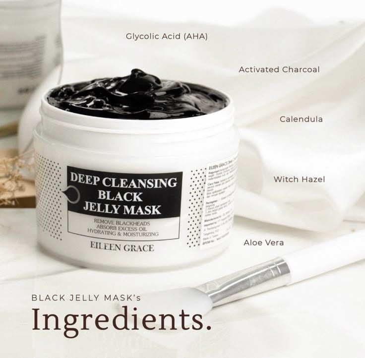 EILEEN GRACE Deep Cleansing Black Jelly Mask