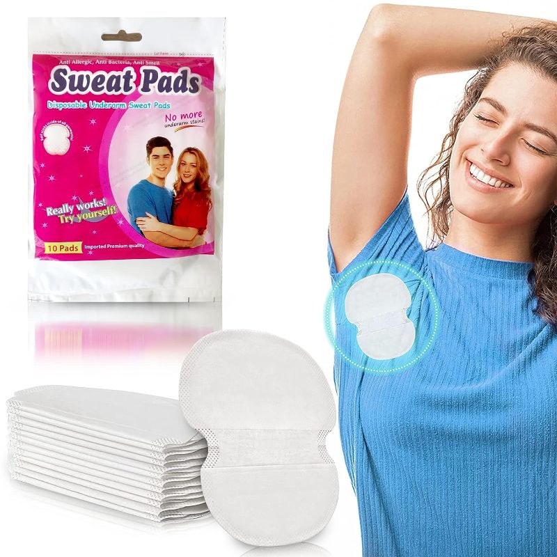 Zuha Underarm Sweat Pad for Men & Women For Sweat Stains & Foul Odour Breathable Material for Quick Absorption Self-Adhesive
