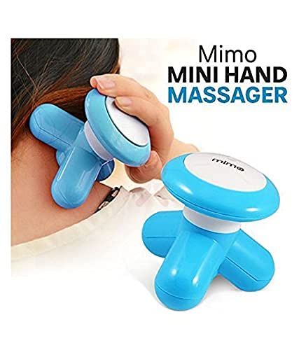 Zuha Acupressure Electric Mini Full Body Vibration Massager Mimo Mini Vibration Full Body Massager Slimming Body Massager For Pain Relief With USB Port, Multicolour