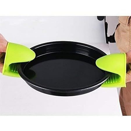 Zuha Silicone Pinch Grip Mini Oven Mitts (Set of 2) – Heat Resistant Silicone Pot Holders & Cooking Grip Mittens – Multicolor Kitchen Gripper Gloves