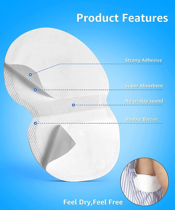 Zuha Underarm Sweat Pad for Men & Women For Sweat Stains & Foul Odour Breathable Material for Quick Absorption Self-Adhesive