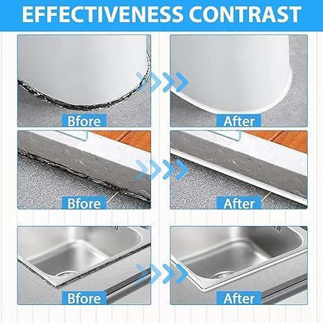 Zuha Brand Tiles Gap Filler Waterproof, Gap Sealant, Grout, White Cement Paste Tube, Gap Filler for Walls and Joints, Waterproof Sealant, Tile Gap Filler Tube for Kitchen, Bathroom (180 ML.)