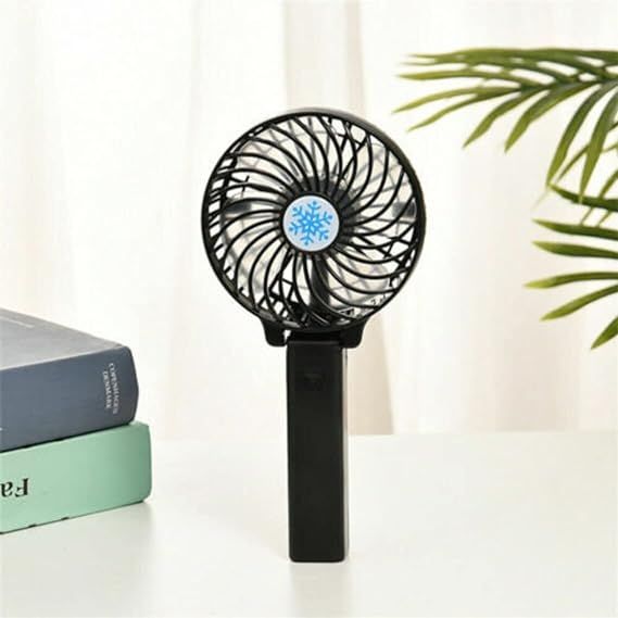 Zuha Portable Mini Fan - Rechargeable Hand Fan with 3 Adjustable Speeds, 2000mAh Battery, Lightweight Design, Low Noise, and Easy Portability for Indoor and Outdoor Use