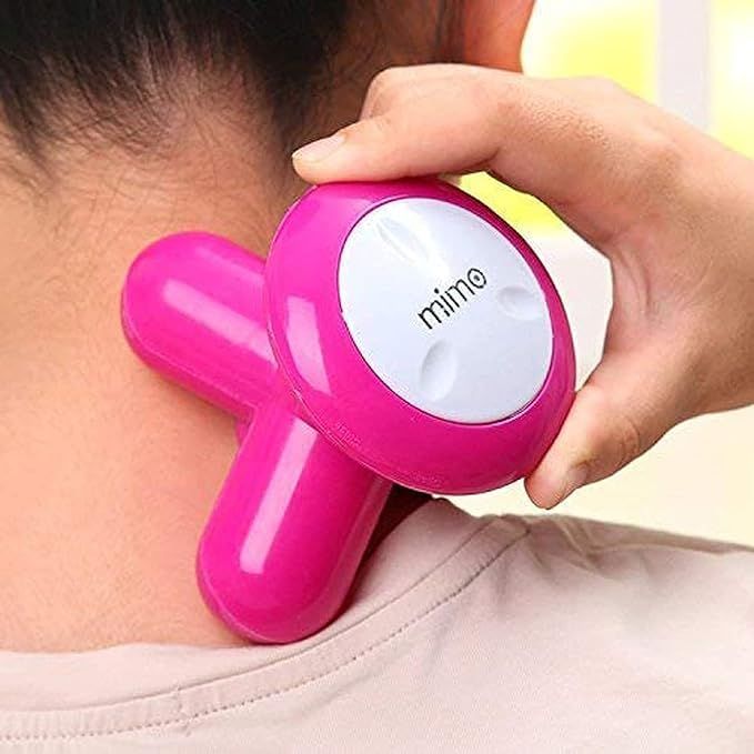 Zuha Acupressure Electric Mini Full Body Vibration Massager Mimo Mini Vibration Full Body Massager Slimming Body Massager For Pain Relief With USB Port, Multicolour