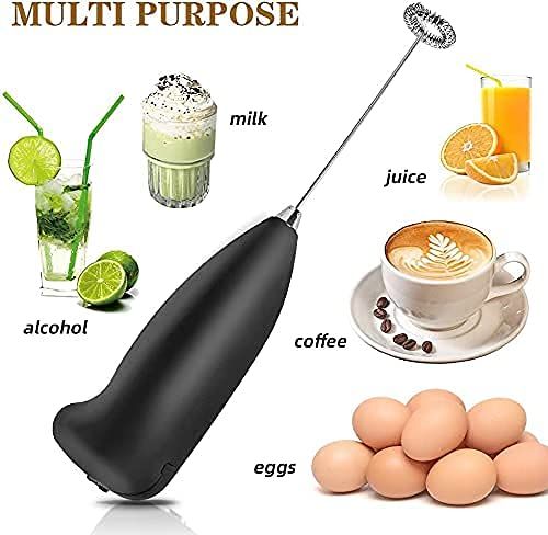 Zuha Rechargeable Milk Frother & Coffee Whisker with Dual Spring Tech |Coffee Frother Electric Blender Mixer |Hand Blender |Coffee Maker and Beater Electric