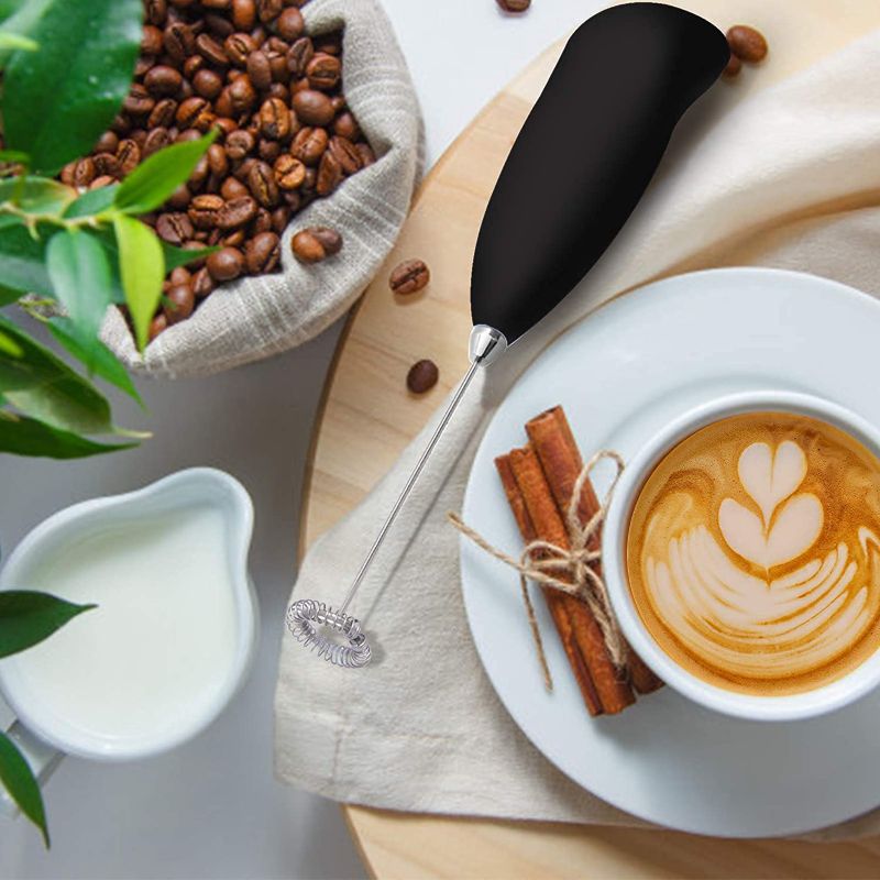 Zuha Rechargeable Milk Frother & Coffee Whisker with Dual Spring Tech |Coffee Frother Electric Blender Mixer |Hand Blender |Coffee Maker and Beater Electric