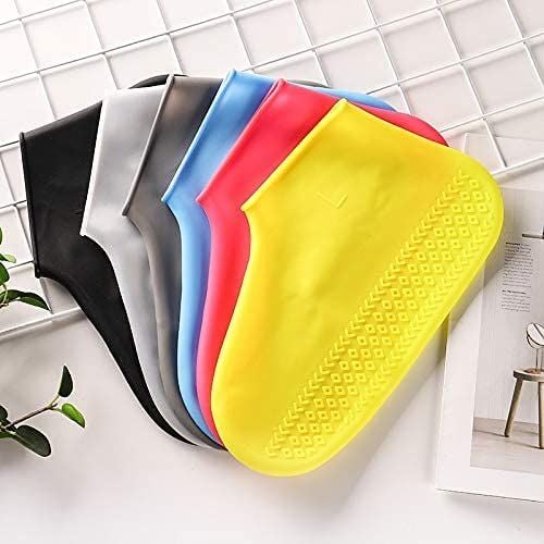 Zuha Reusable Waterproof Silicone Shoe Covers – Non-Slip Rain & Mud Protector for Men, Women & Kids | Ideal for Outdoor, Kitchen, and Indoor Use