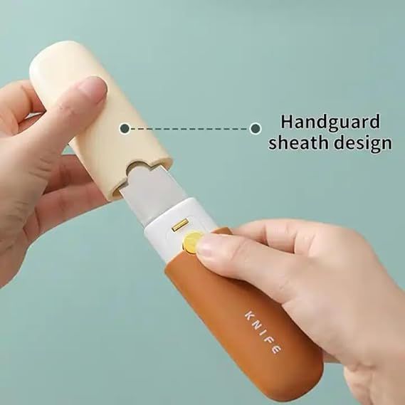 Zuha Pocket Knife, Kitchen Knife Peeler Portable Knife for Fruit 2 in 1 Knife and Peeler for Kitchen Travel Knife with case Stainless Steel Bled Pack of 1 (2 in 1)