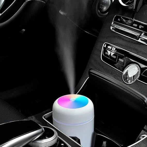 Zuha Humidifiers With Colorful Light For Room, Bedroom, Office, Car, 300 ML