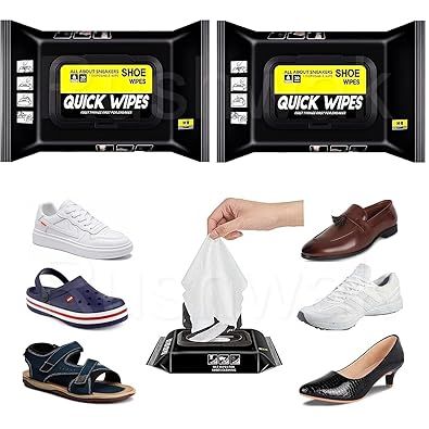Zuha Shoe Wipes (80 Wipes) Sneaker Wipes Instant Sneaker Cleaner Shoe Cleaning Wipes Sneaker Wipes for Shoes Quick Remove Dirt Stain Shoe Cleaner Wipes Shoe Wipes for Sneakers Cleaning Kit