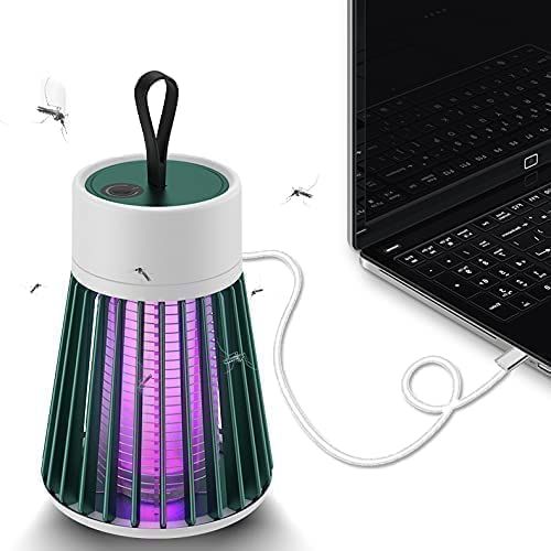 Zuha Mosquito Lamp Eco-Friendly LED Mosquito Killer Machine – USB-Powered Indoor Bug Zapper for Home – Chemical-Free Insect Trap Safe for Kids & Pets – Easy to Clean (MASHROOM Mosquito LAMP)