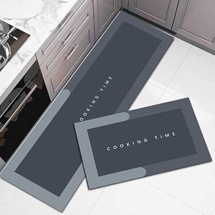 Zuha Kitchen Mats, Waterproof Memory Foam Kitchen Rugs, Standing Desk Mat Floor Mats, Comfort Runner Rug Carpets for Kitchen Floor, Sink (Standerd)