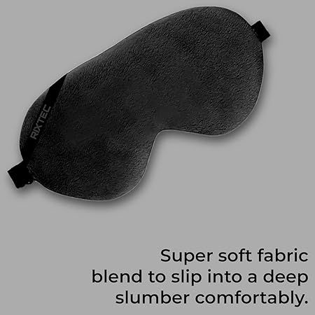 Zuha Eye Mask for Sleeping with Adjustable Strap Super Soft Sleeping Mask Blind Fold for Comfortable Sleep Travelling Sleep Mask Pad for men and women z