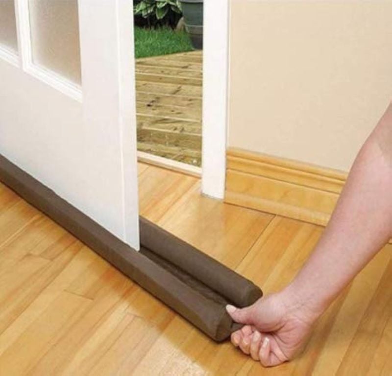 Zuha Perpetual Door Guard for Home - Gap Filler Flexible Door Bottom Sealing Strip (39 Inches, Pack of 2) Sound-Proof, Reduce Noise, Energy Saving Door Stopper for Reduce Door Dust, Insects Protector